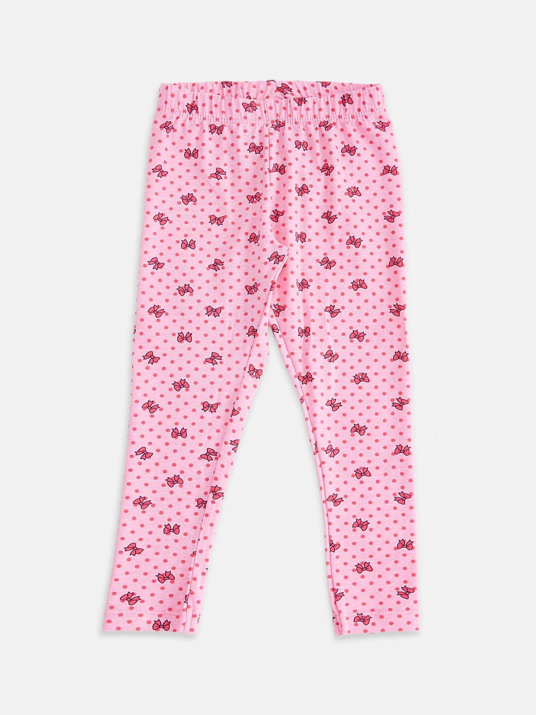 

Pantaloons Junior Girls Pink Printed Leggings