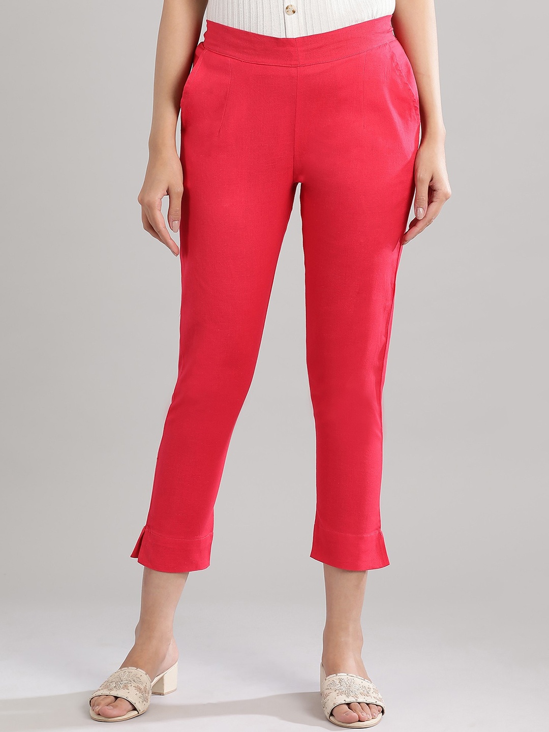 

AURELIA Women Pink Trousers