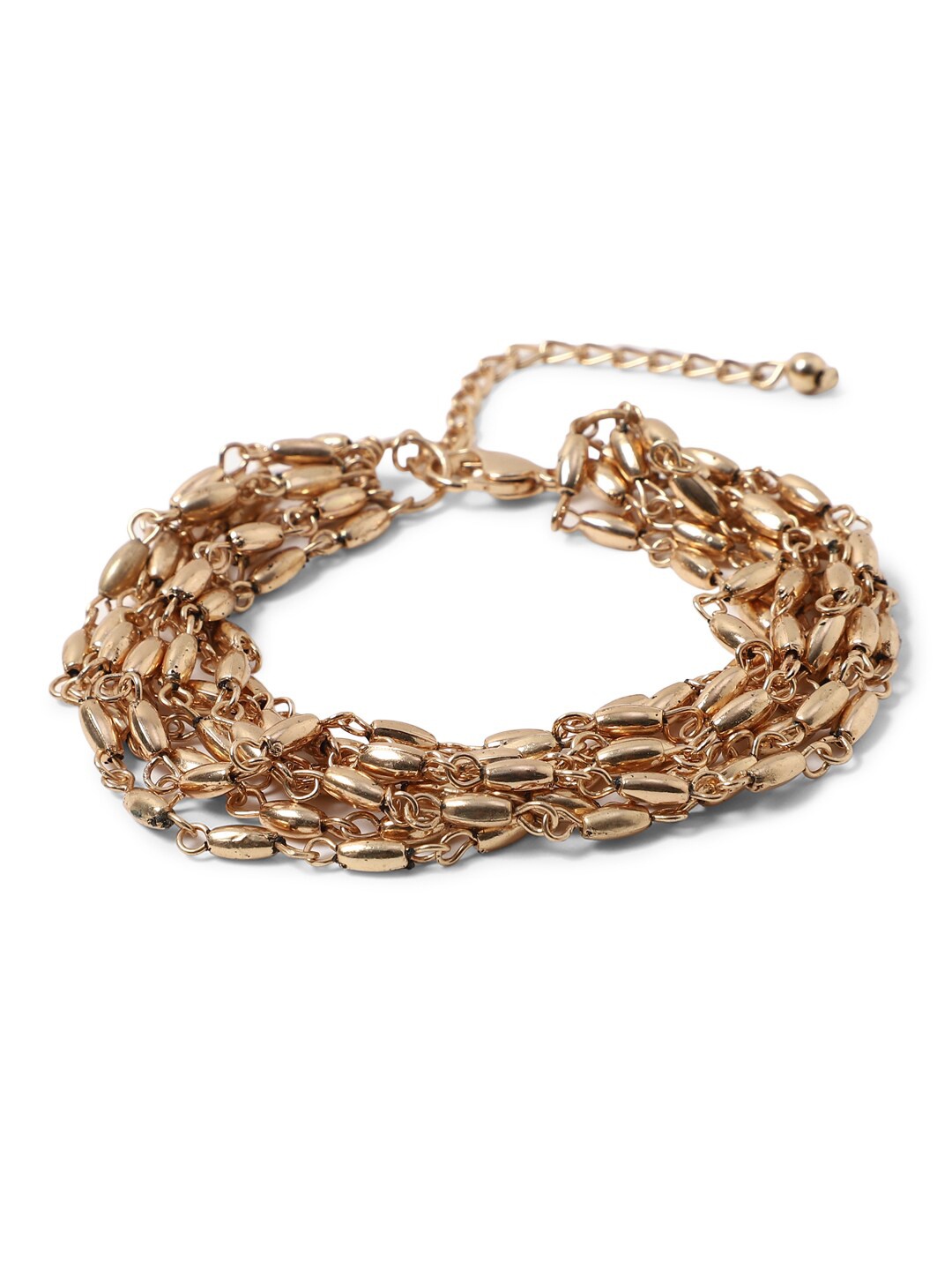 

FOREVER 21 Women Gold-Toned Wraparound Bracelet