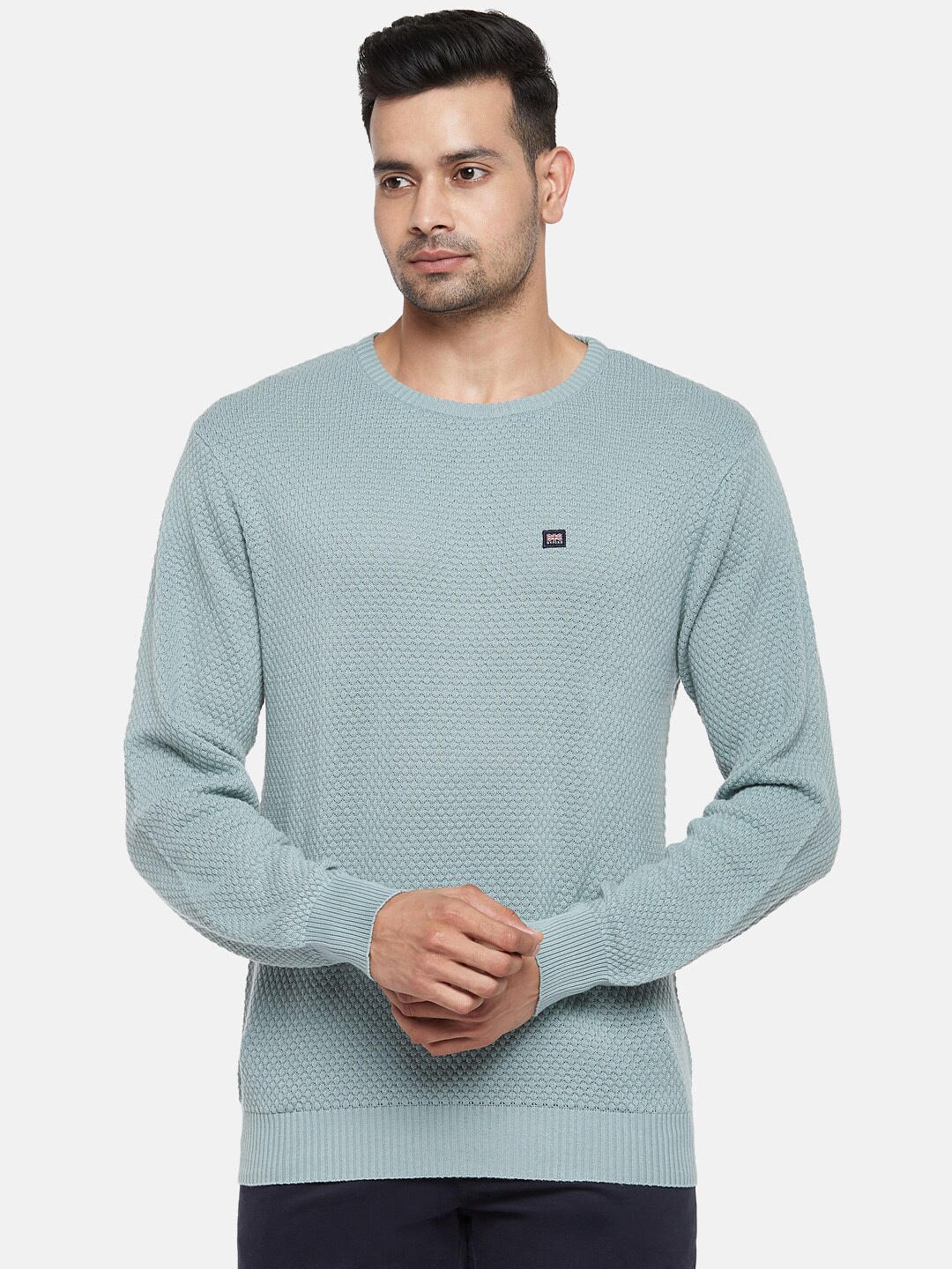 

BYFORD by Pantaloons Men Green Pullover