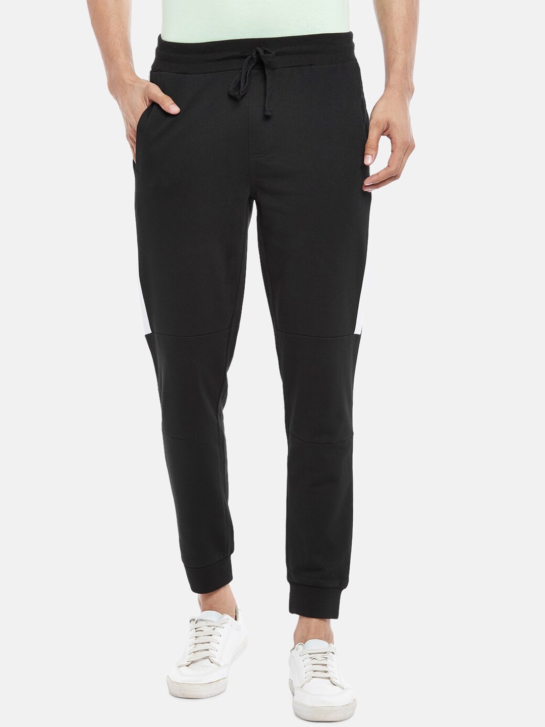 

People Men Black Joggers Trousers