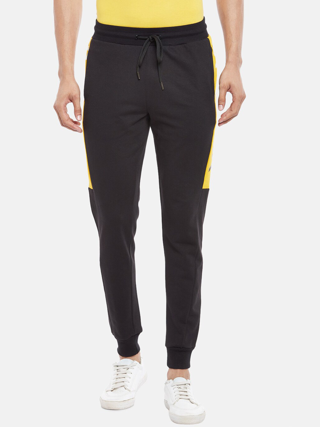 

People Men Black Joggers Trousers