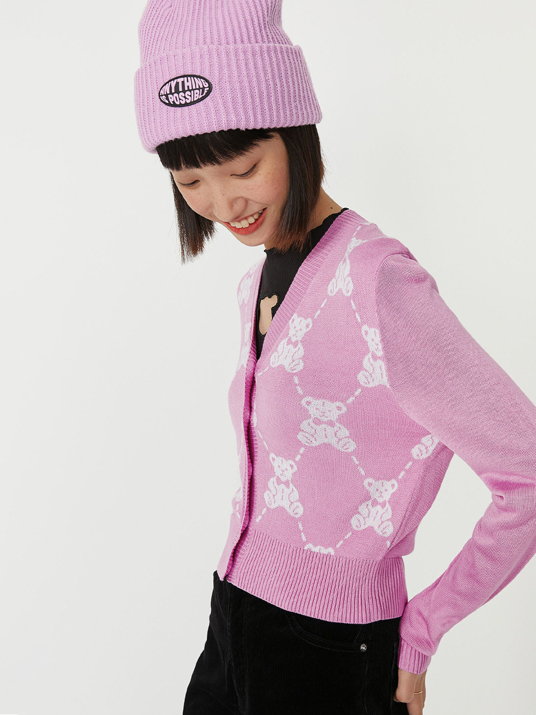 

H&M Woman Pink Cardigan
