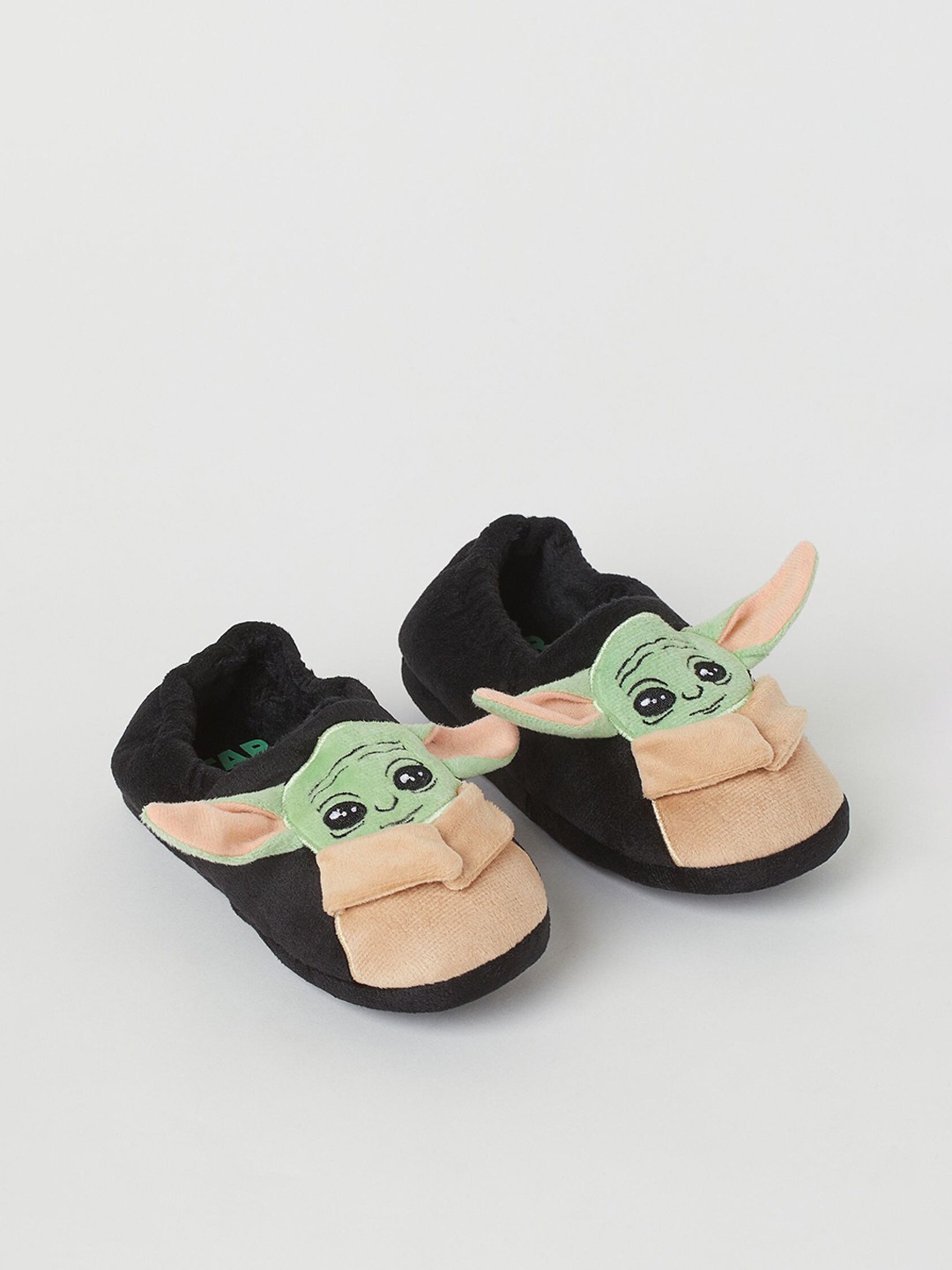 

H&M Girls Black & Coral Soft Slippers