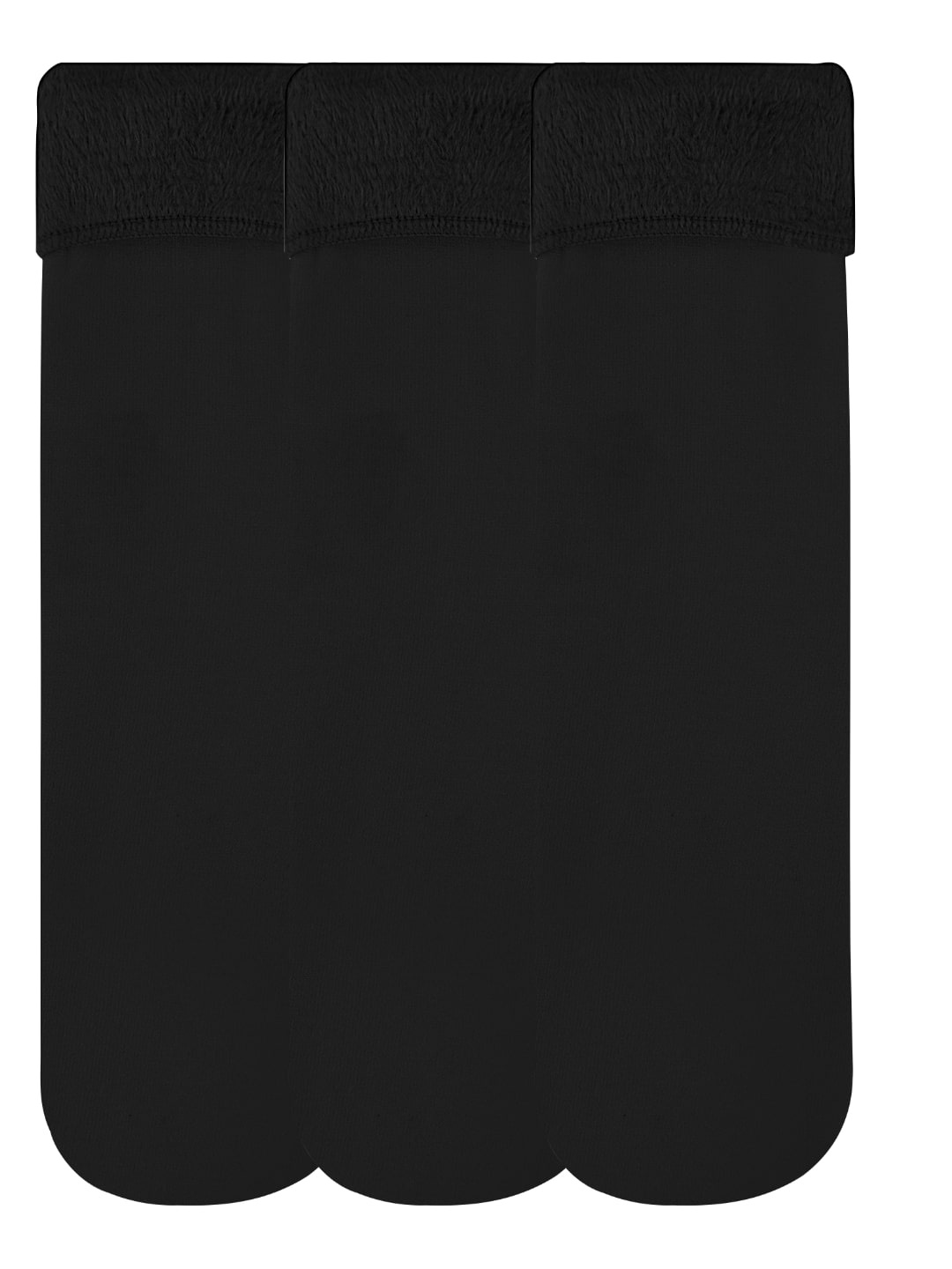 

N2S NEXT2SKIN Women Pack Of 3 Black Solid Above Ankle-Length Socks