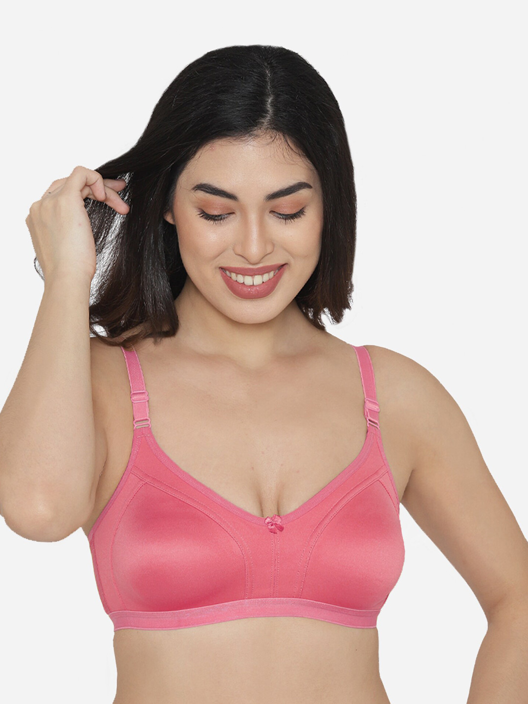 

MAASHIE Pink Full Coverage T-shirt Bra