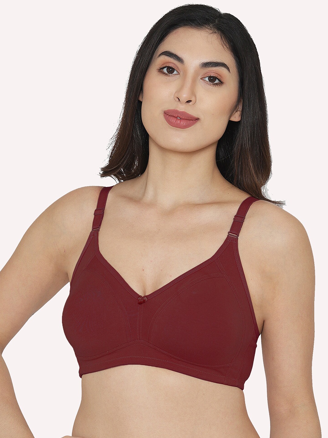 

MAASHIE Maroon T-shirt Bra 5008- WINE 30 B