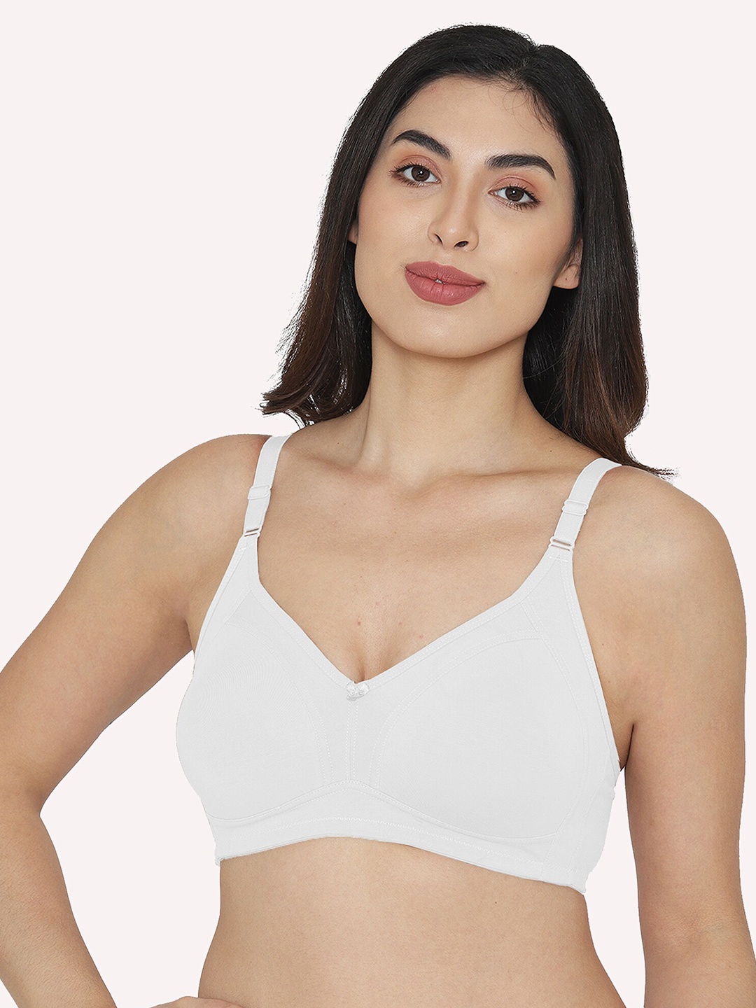 

MAASHIE White T-shirt Bra 5008- WHITE 32 C