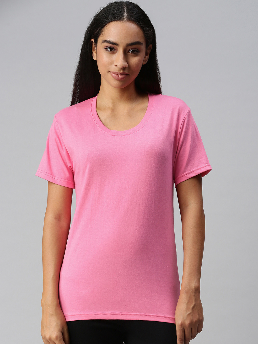 

NOT YET by us Women Pink T-shirt