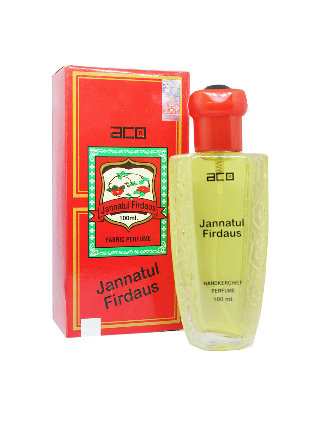 

aco PERFUMES Jannatul Firdaus Jasmine Fabric Perfume EDP - 100ml, Black