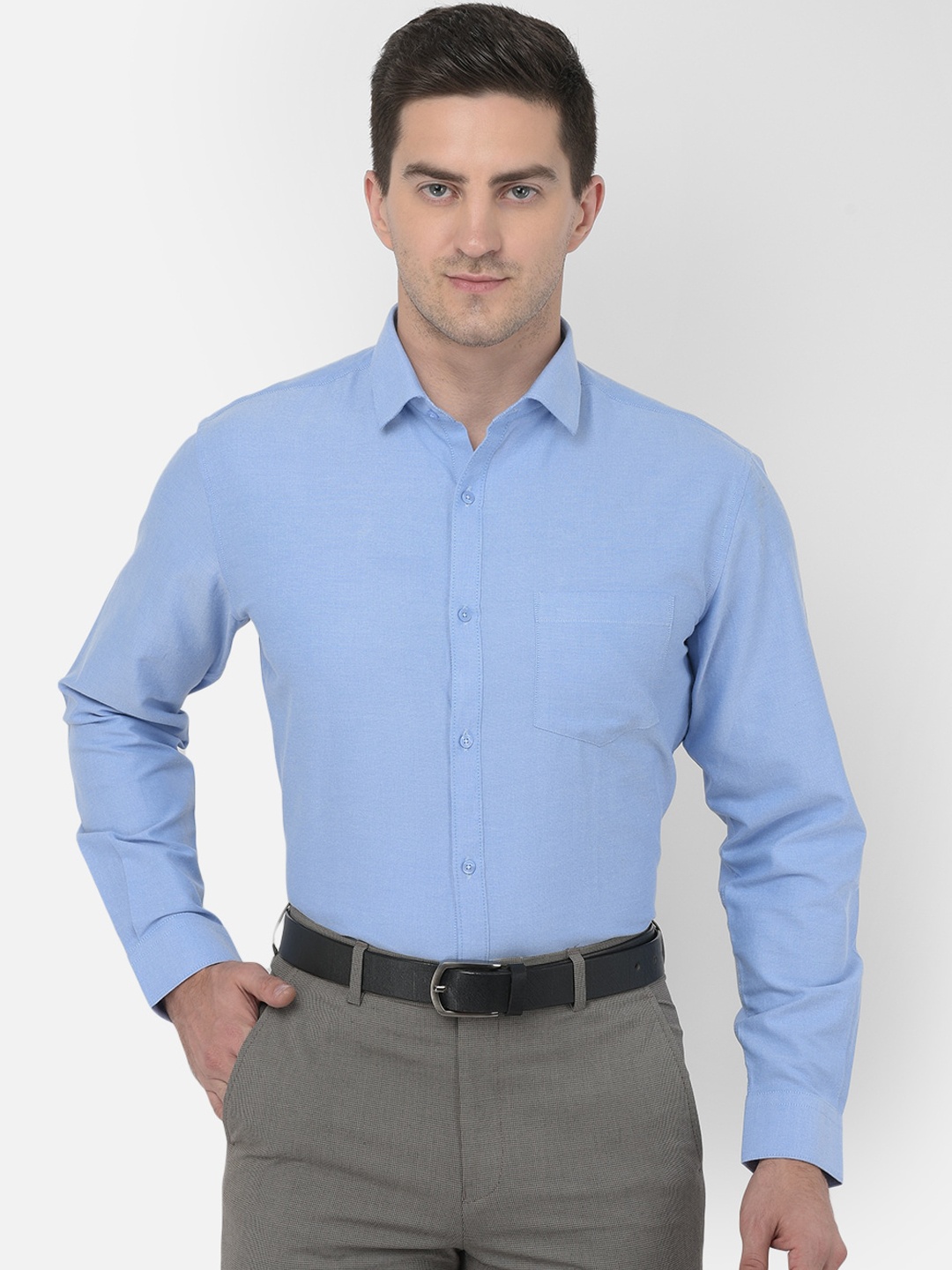 

Canary London Men Blue Smart Opaque Formal Shirt