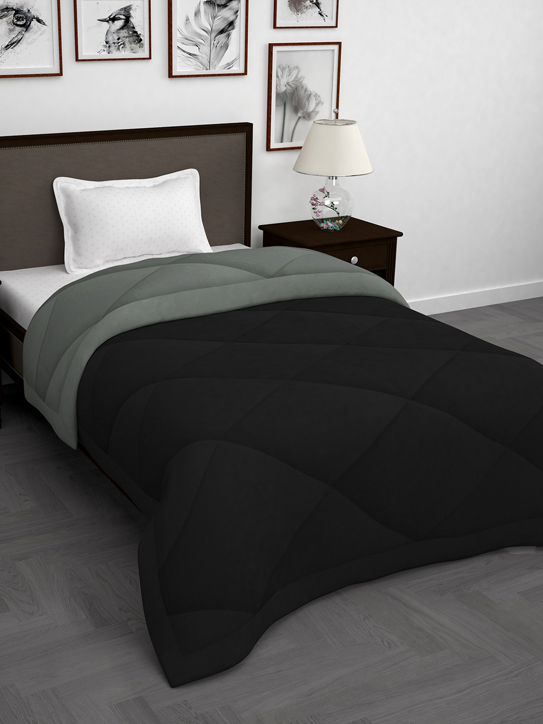 

Story@home Black & Grey Heavy Winter Single Bed Comforter