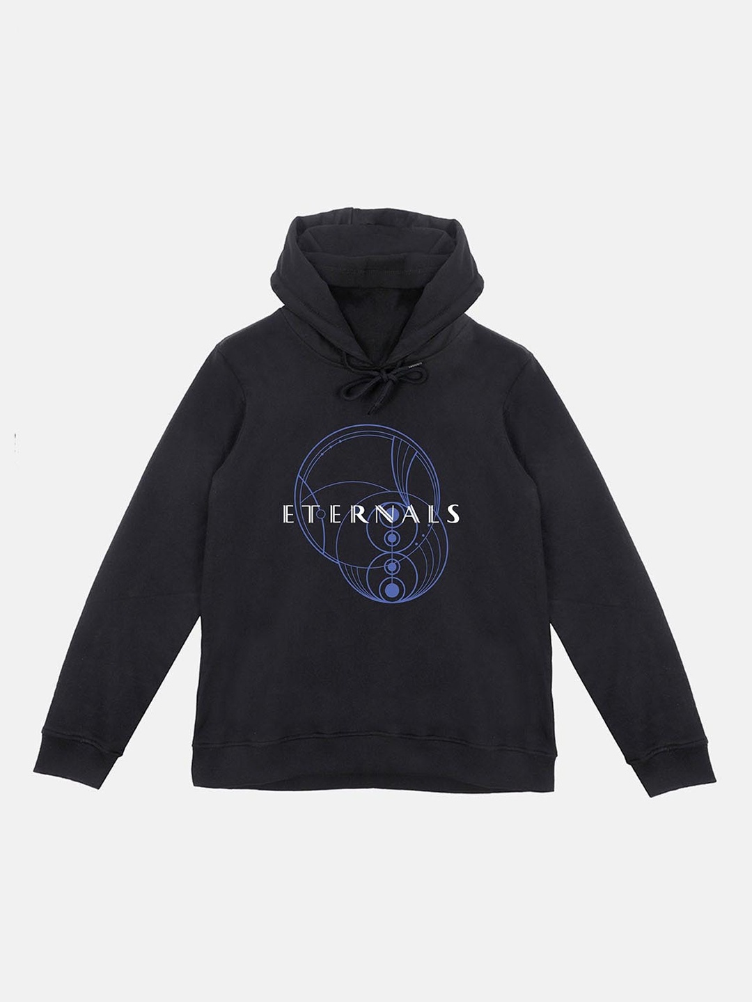 

YK Marvel Boys Black Eternals Printed Hooded Sweatshirt
