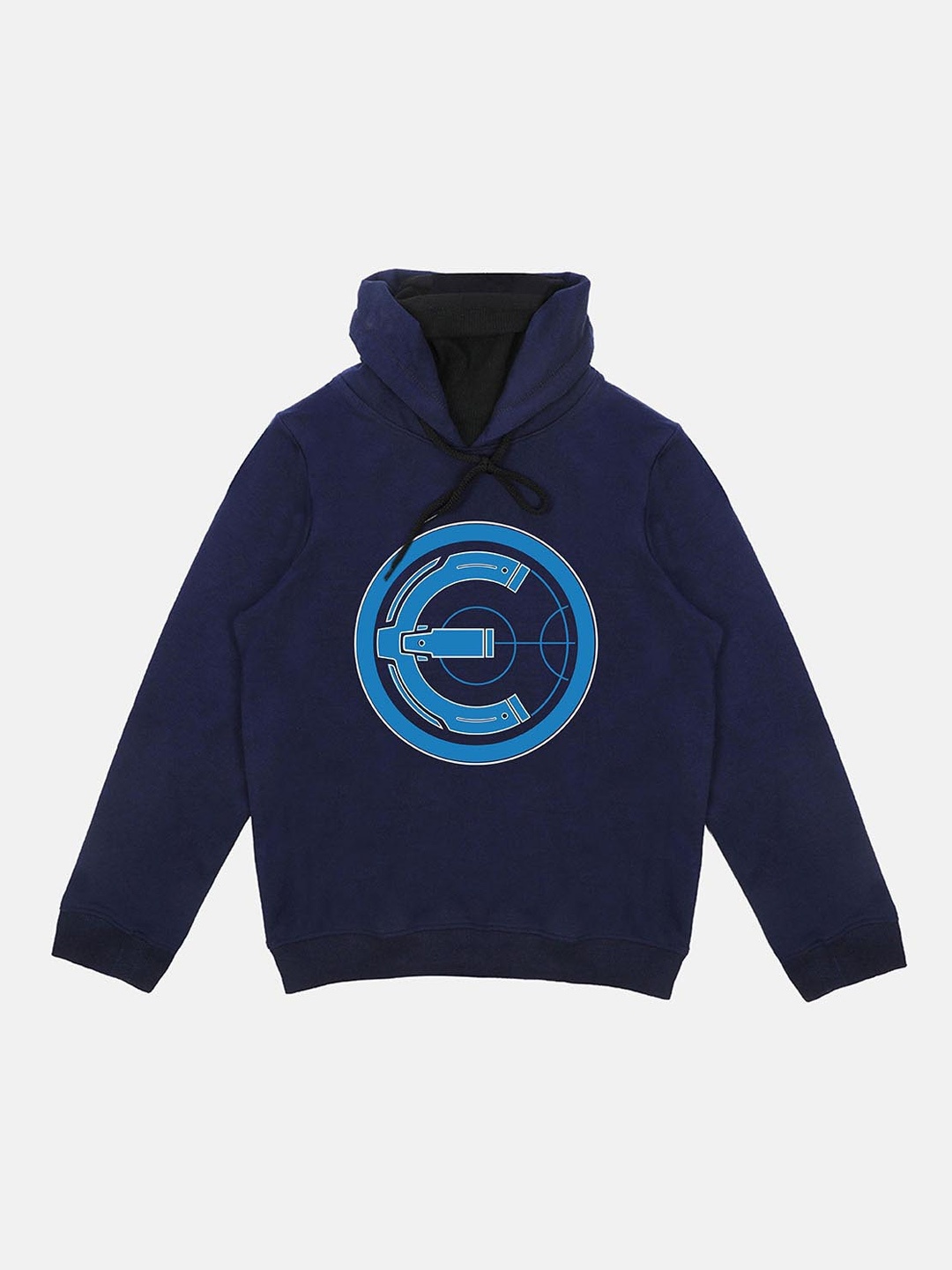 

YK Marvel Boys Navy Blue Eternals Printed Hooded Sweatshirt