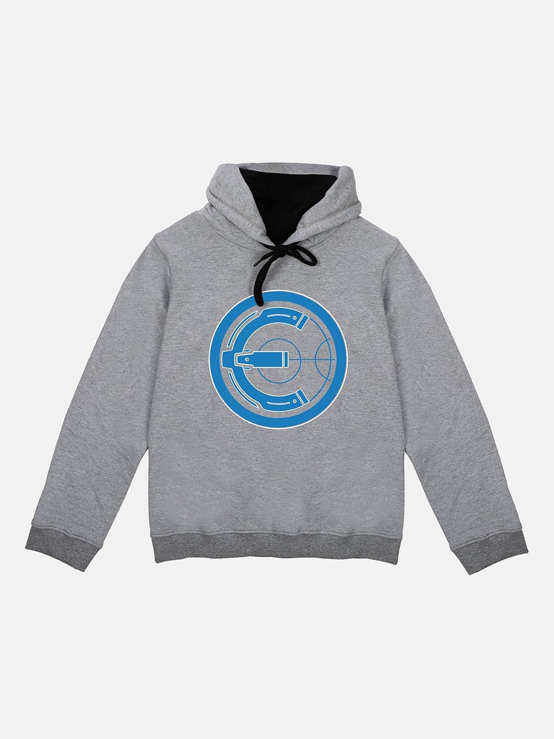 

YK Marvel Boys Grey Printed Hooded Sweatshirt