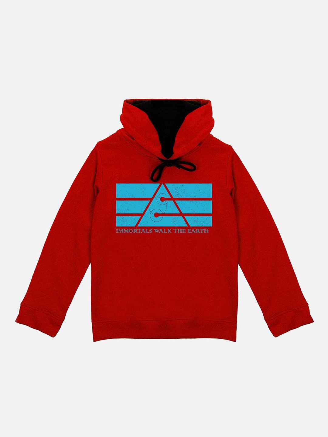 

YK Marvel Boys Red Eternals Printed Hooded Sweatshirt