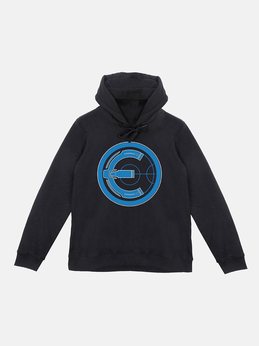 

YK Marvel Boys Black Eternals Printed Hooded Sweatshirt