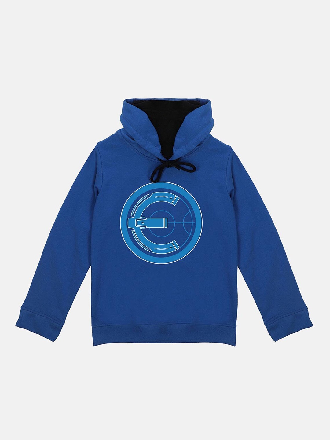 

YK Marvel Boys Blue Eternals Printed Hooded Sweatshirt