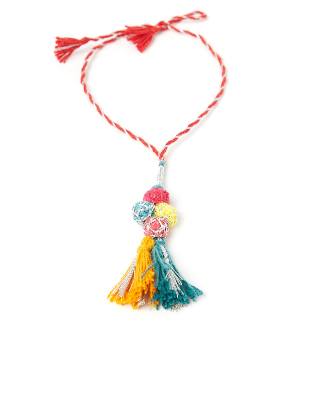 

Fabindia Multicoloured Lumba Thread Rakhi, Multi