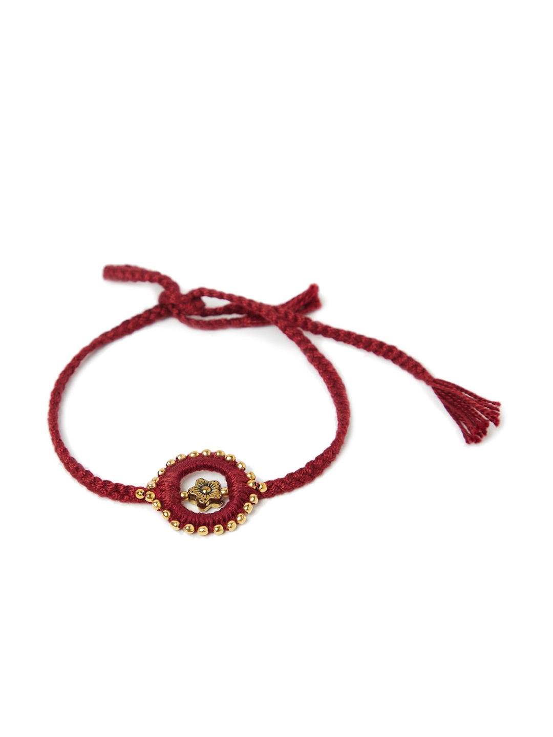 

Fabindia Maroon Thread Rakhi