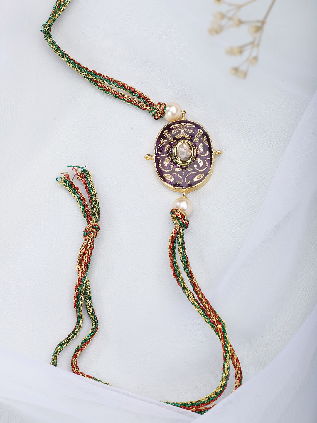 

Fabindia Red & Green Thread Rakhi