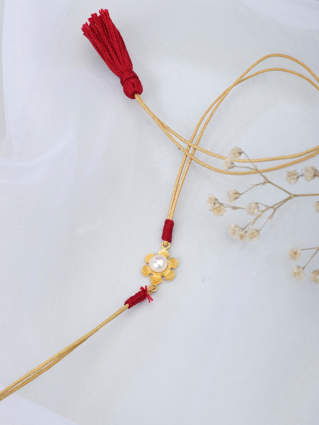 

Fabindia Yellow Thread Rakhi