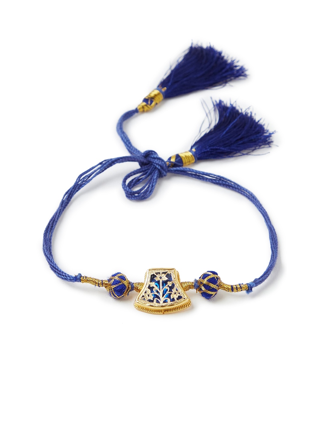 

Fabindia Women Blue Thread Tie-up Rakhi