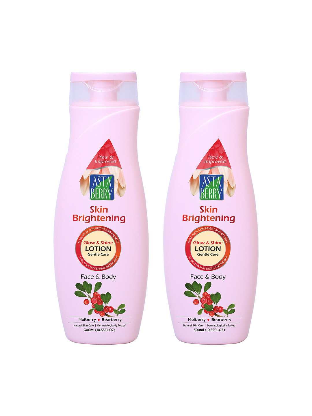 

Astaberry Pink Set of 2 Skin Brightening Body Lotion 300 ml