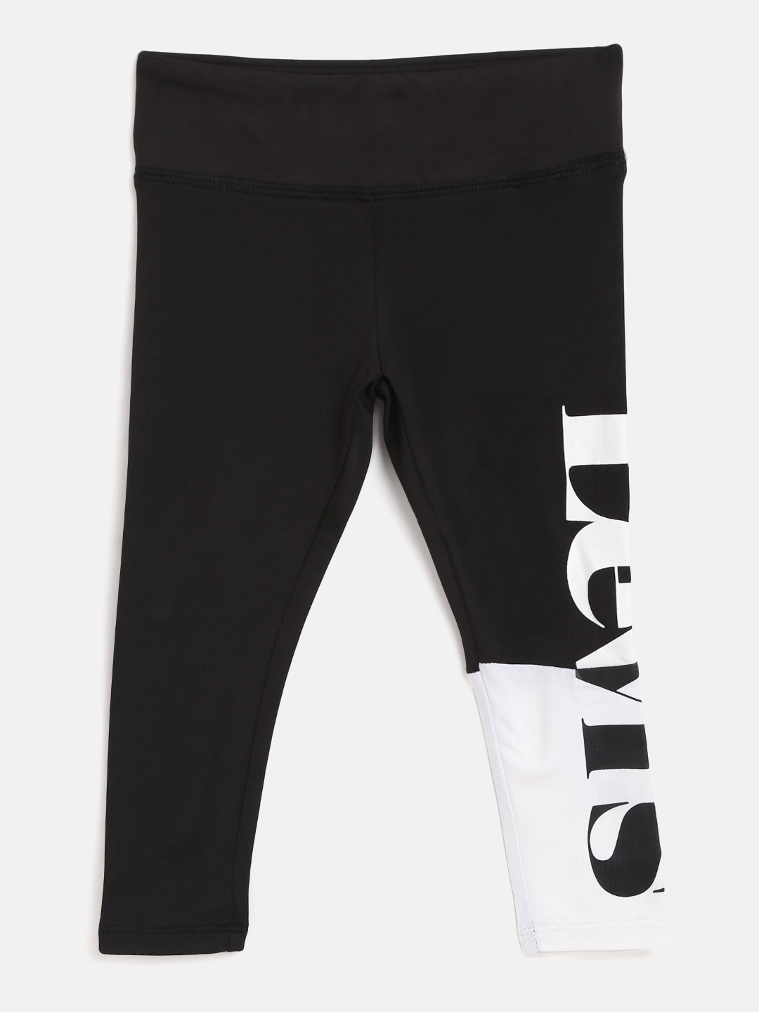 

Levis Girls Black & White Colorblocked High Rise Leggings