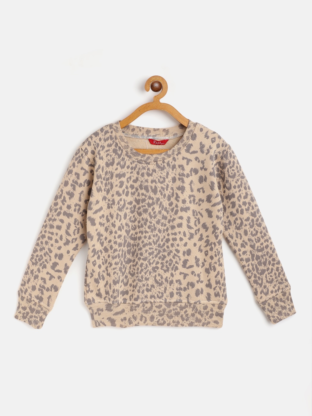 

Rute Girls Multicoloured Cotton Fleece Printed Sweatshirt, Multi