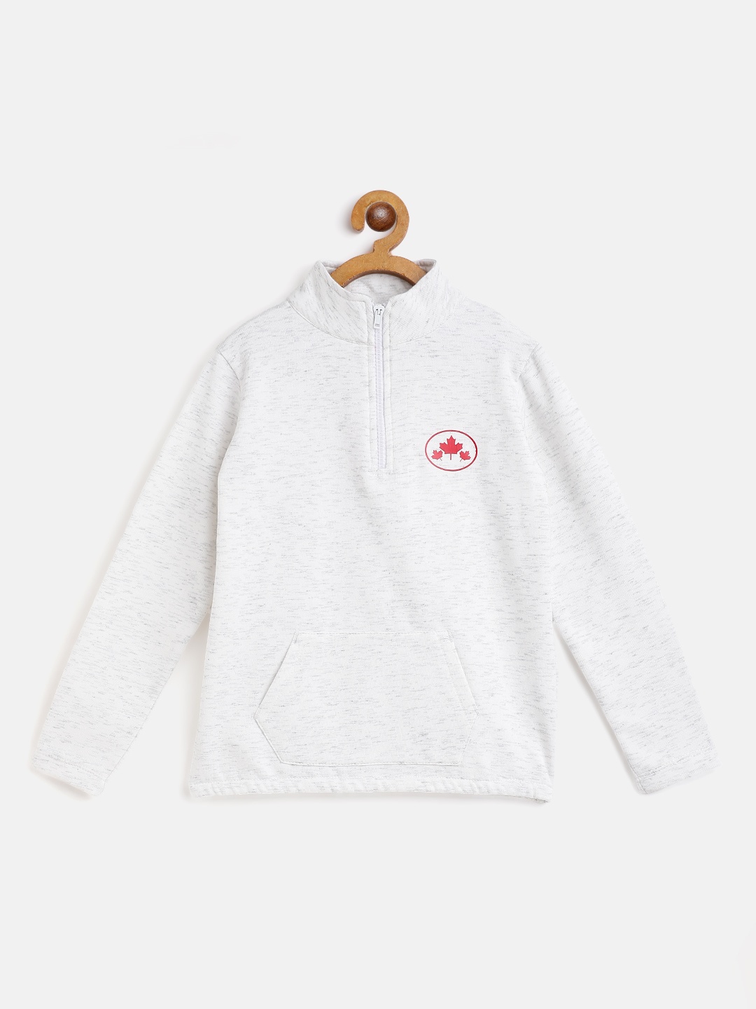 

Rute Girls Off White Cotton Fleece Sweatshirt