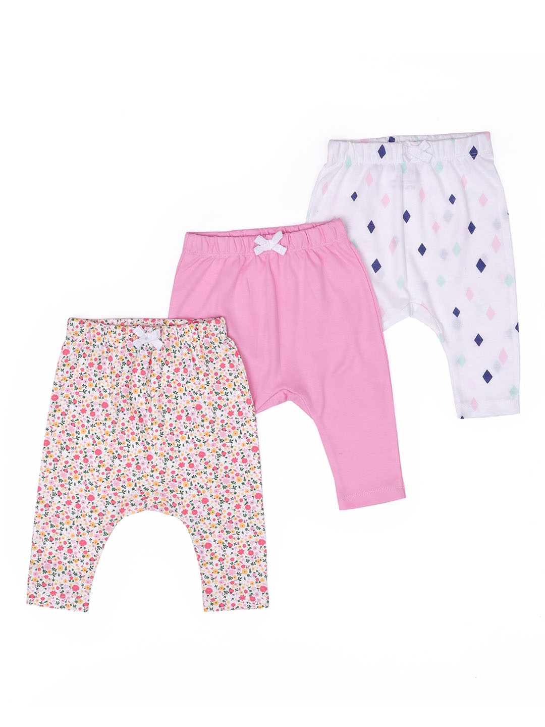 

MiArcus Kids Pack Of 3 Multicoloured Printed Mid-Rise Lounge Pants, Multi