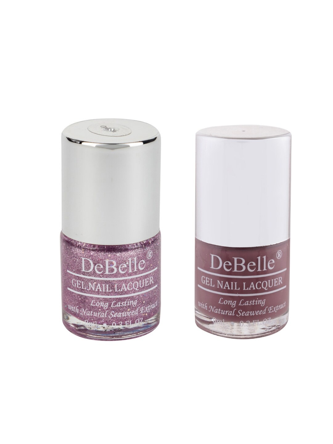 

DeBelle Combo of 2 Gel Nail Polish With Seaweed Extract - 8 ml Each, Brown