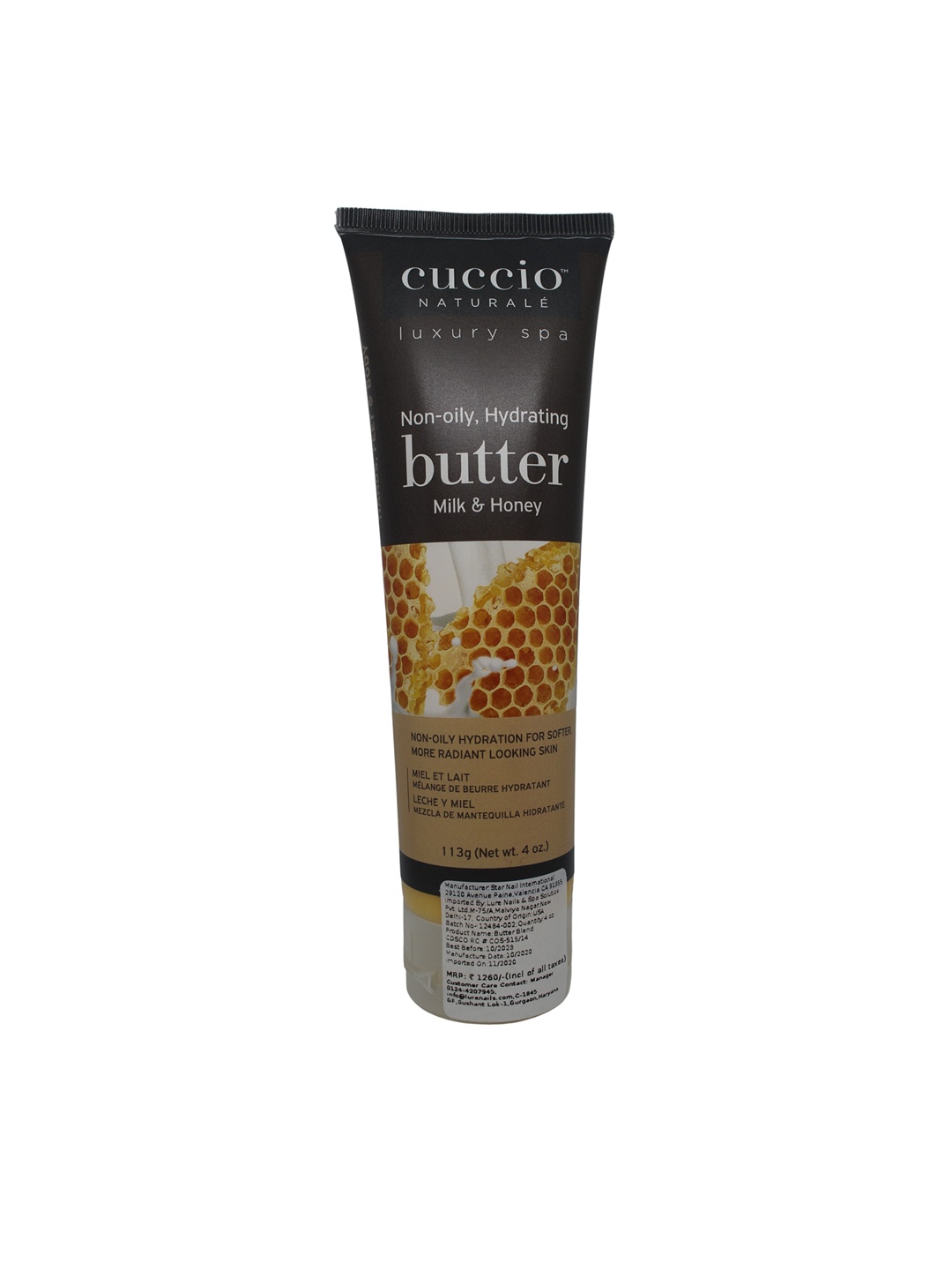 

Cuccio Unisex Milk & Honey Butter Blend Body Lotion -113 Gms, Yellow
