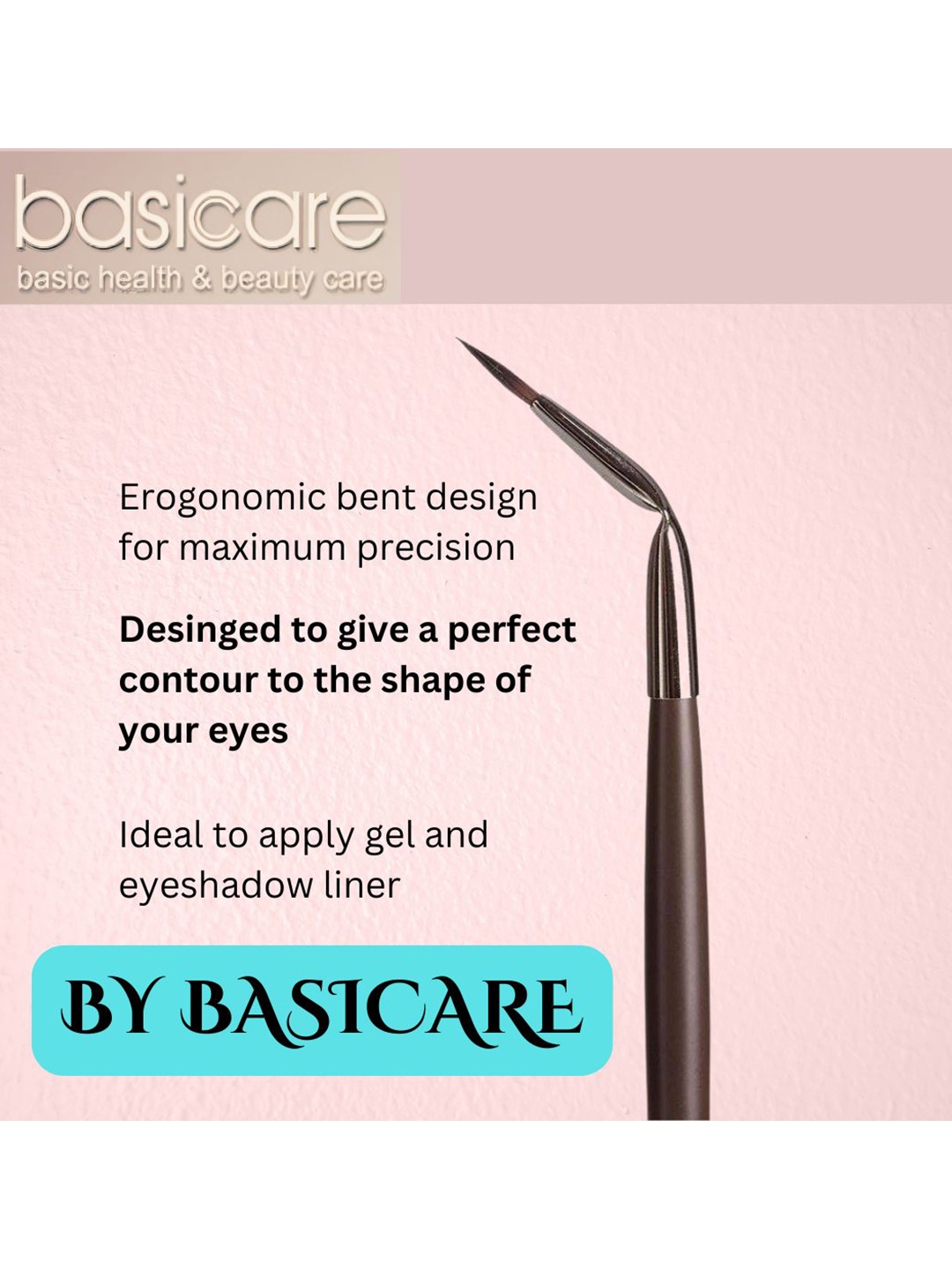 

Basicare Black Signature Bent Eye-Liner Brush