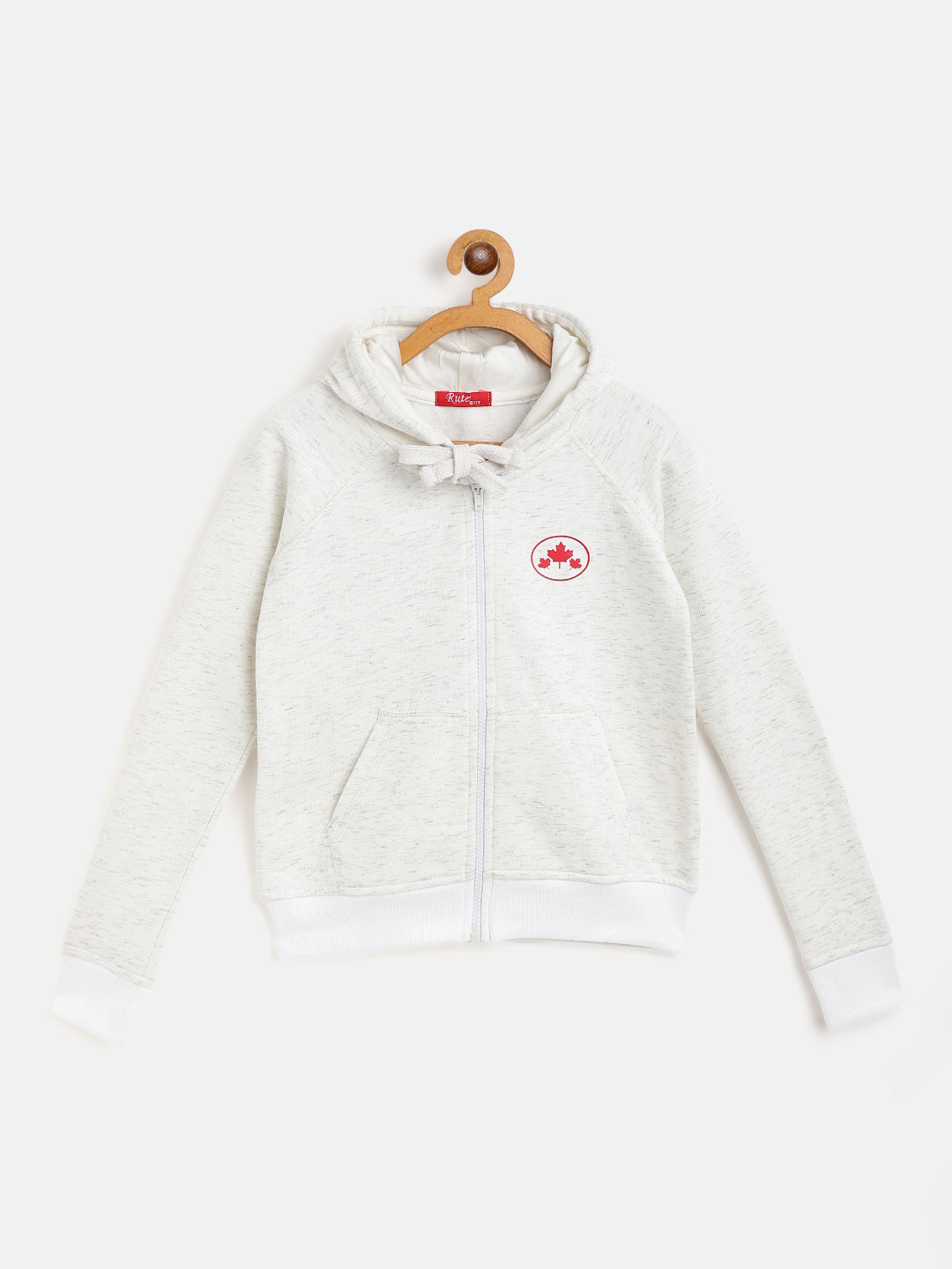 

Rute Boys Off White Cotton Fleece Sweatshirt