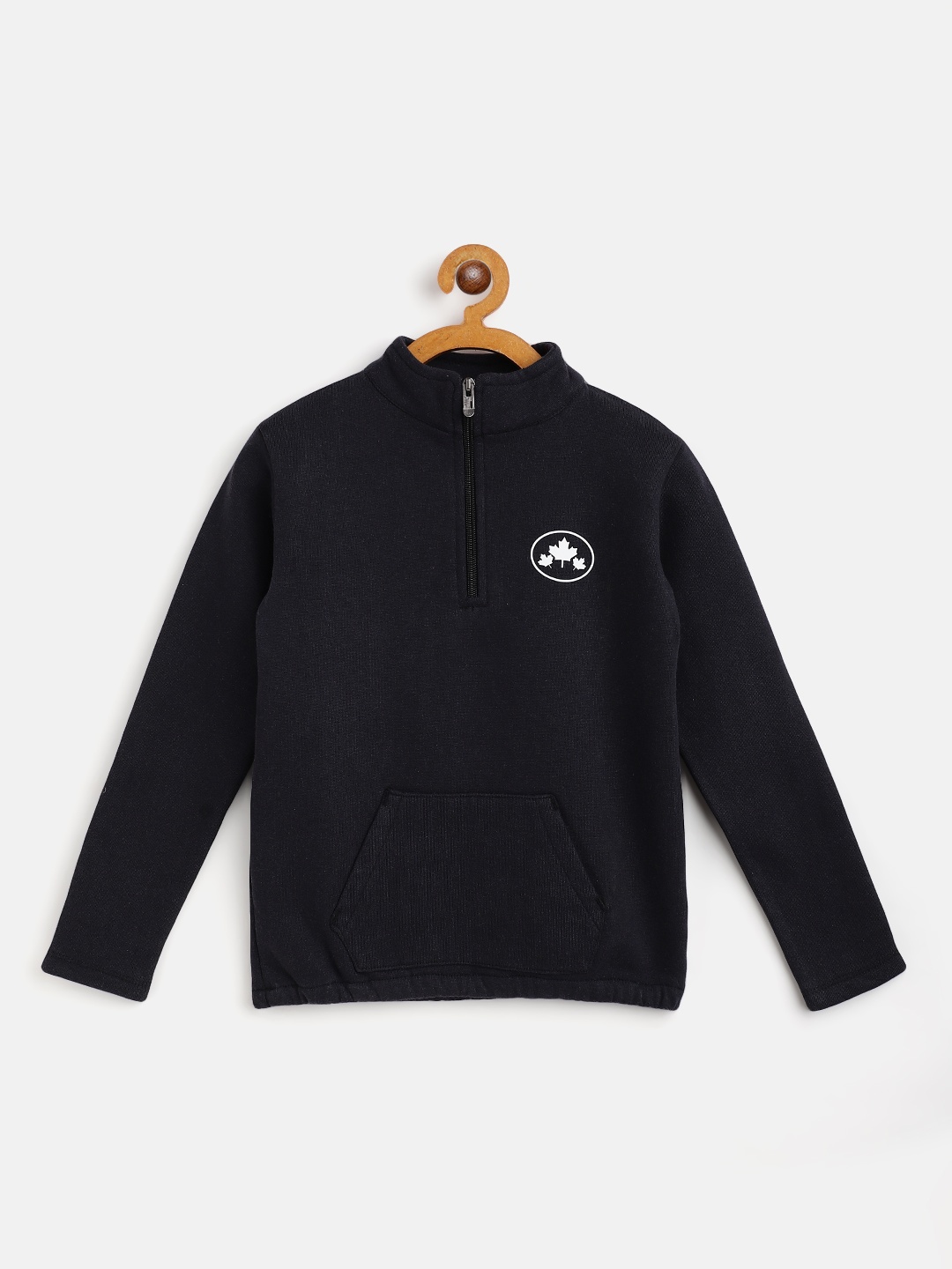 

Rute Boys Navy Blue Cotton Fleece Pullover