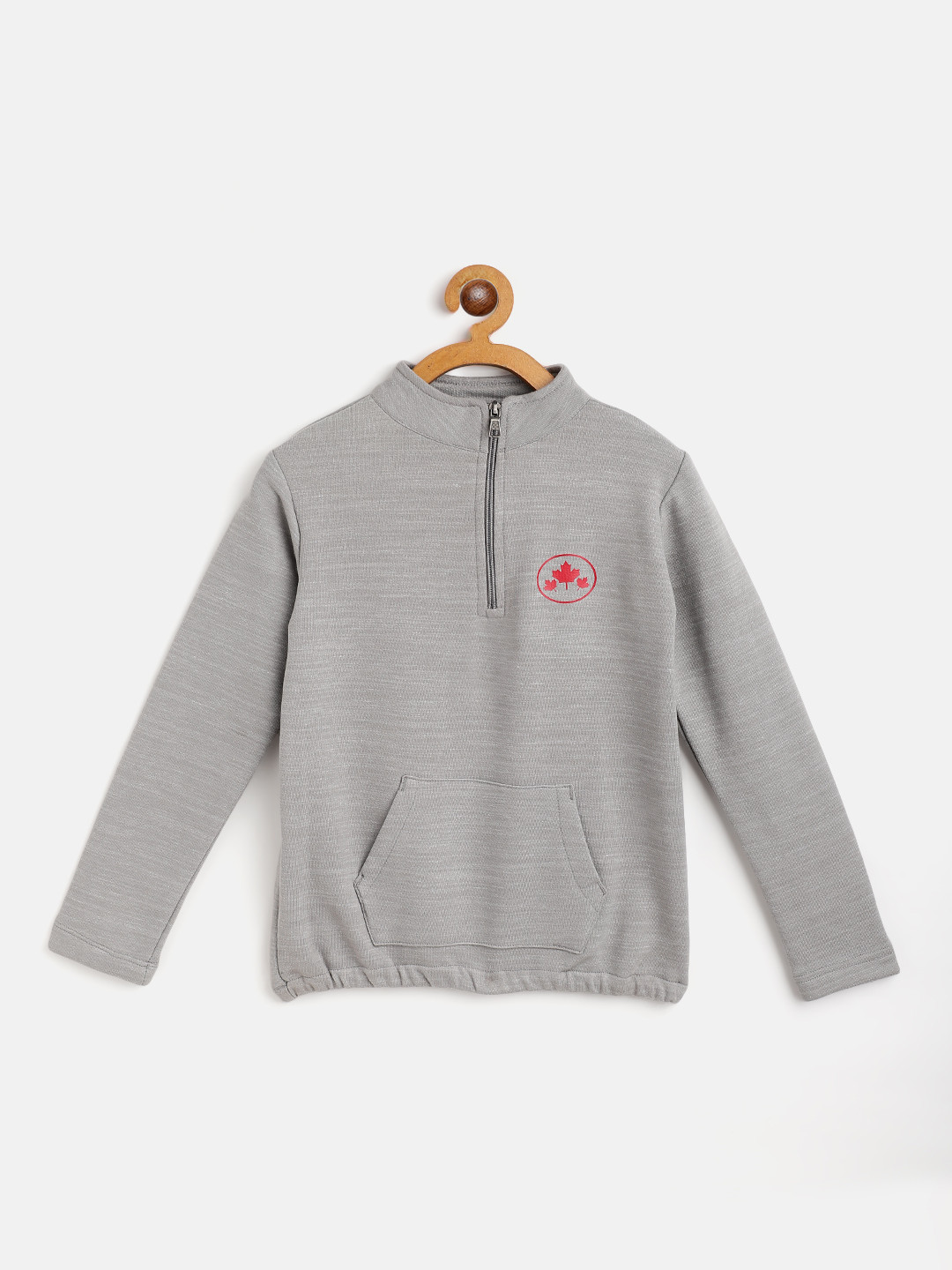 

Rute Boys Grey Cotton Fleece Pullover
