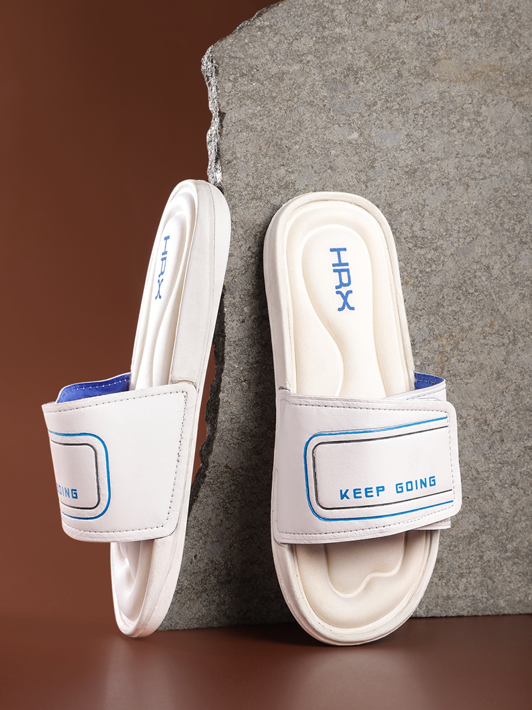

HRX by Hrithik Roshan Men Memory Foam Flip Flop, White