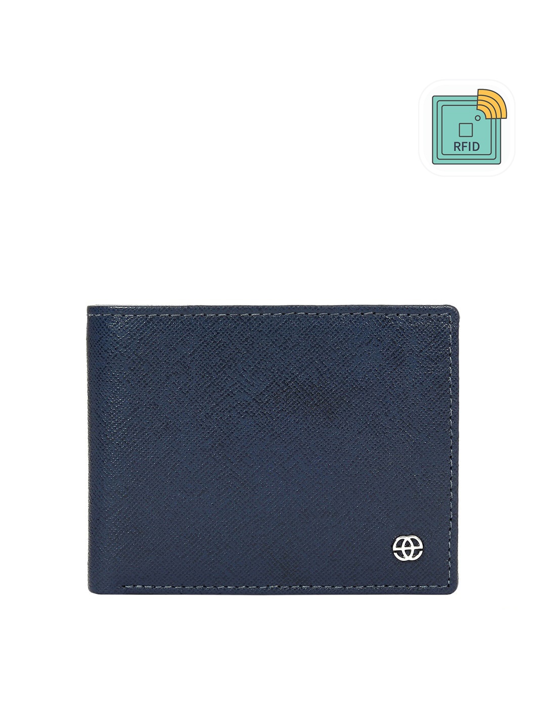 

Eske Men Blue Leather Two Fold Wallet