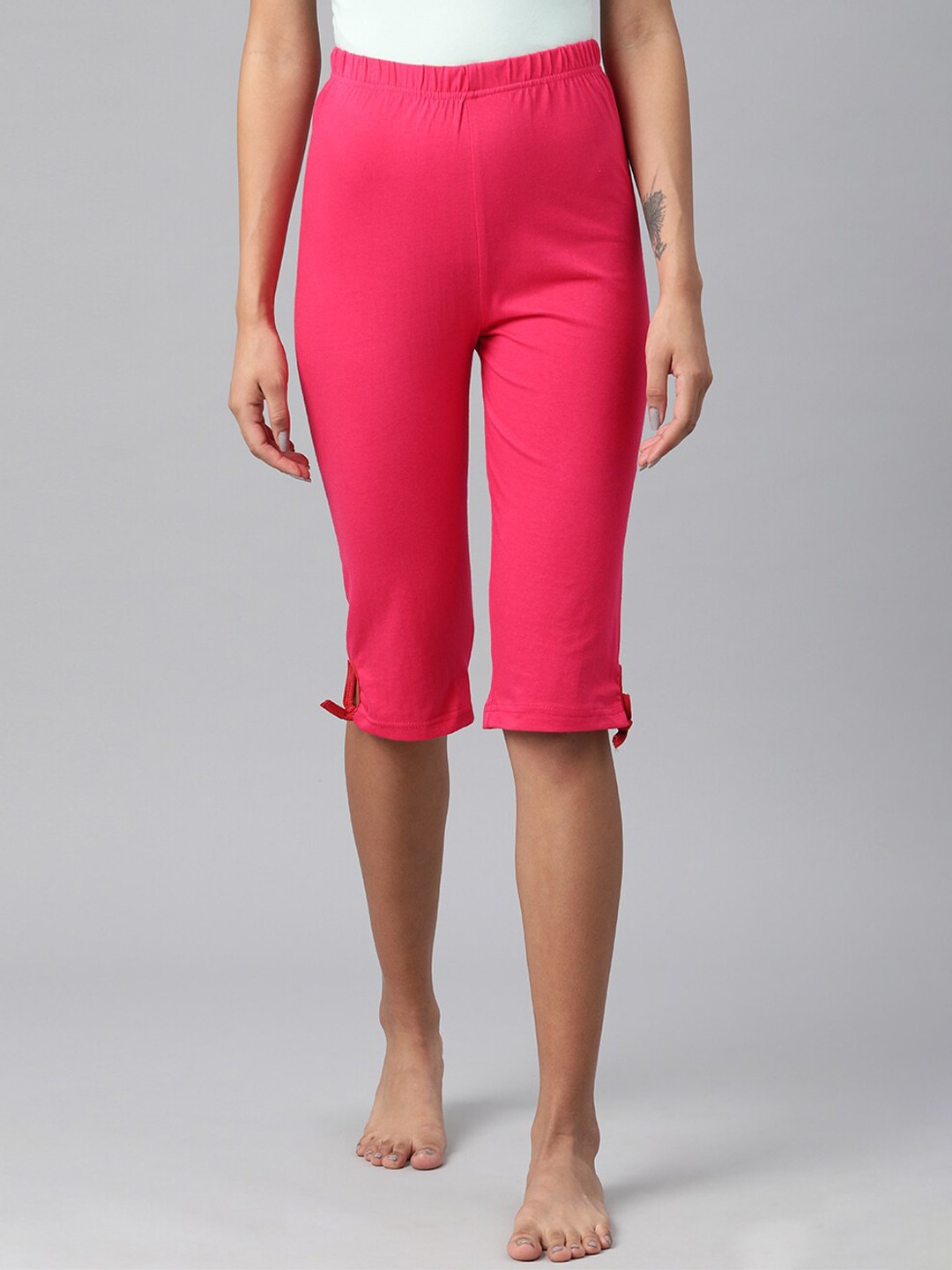 

NOT YET by us Women Pink Capris