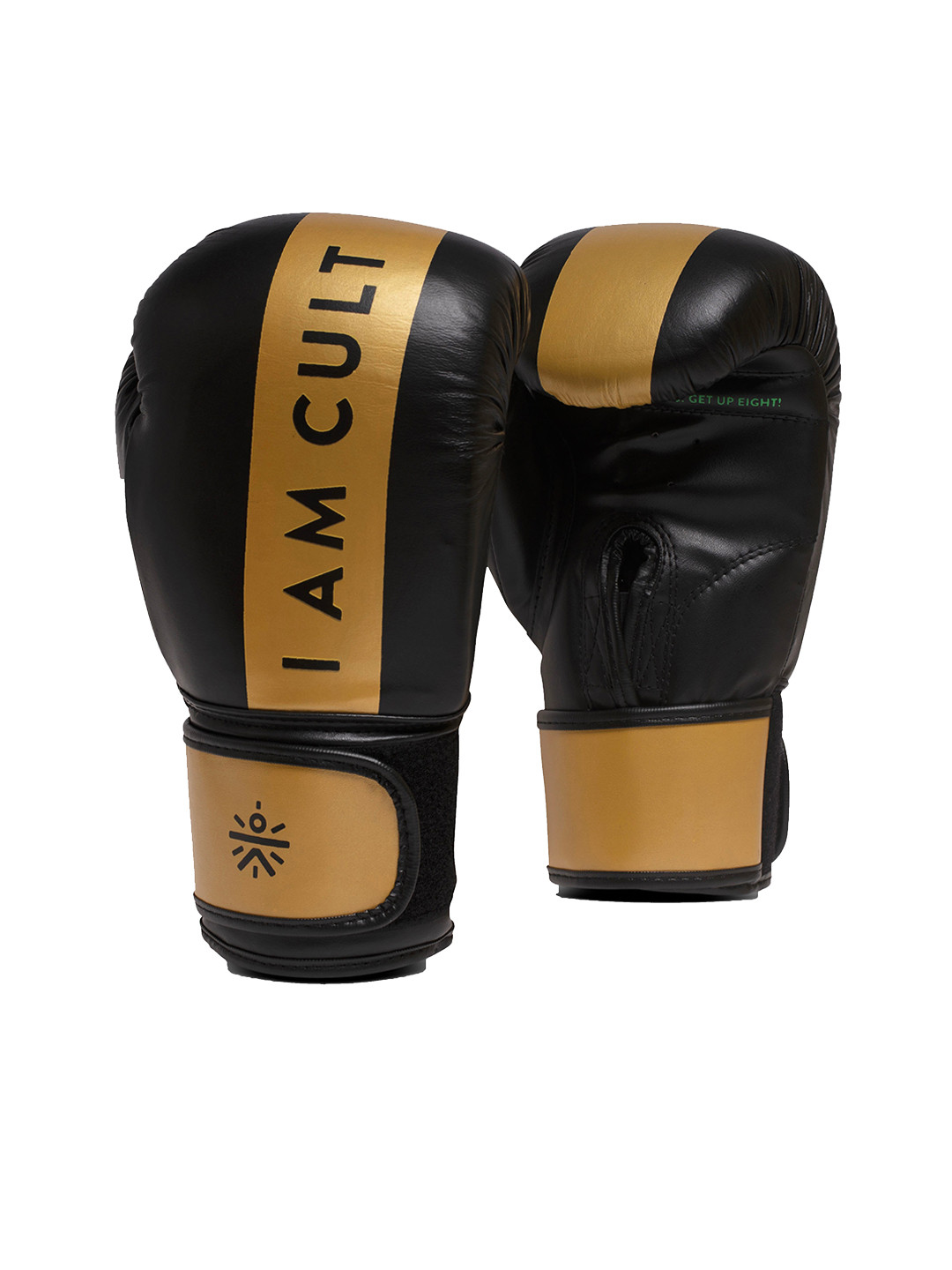 

Cultsport Set of 2 Black Boxing Gloves With Handwraps