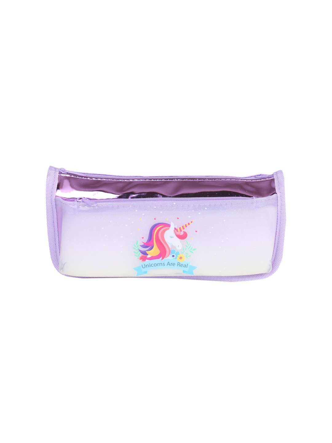 

Instabuyz Kids Purple & Pink Unicorn Printed Pencil Pouch