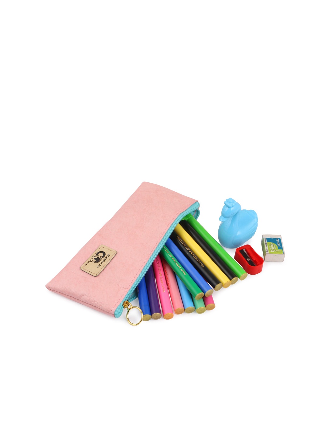 

Instabuyz Kids Pink Textured Pencil Pouch