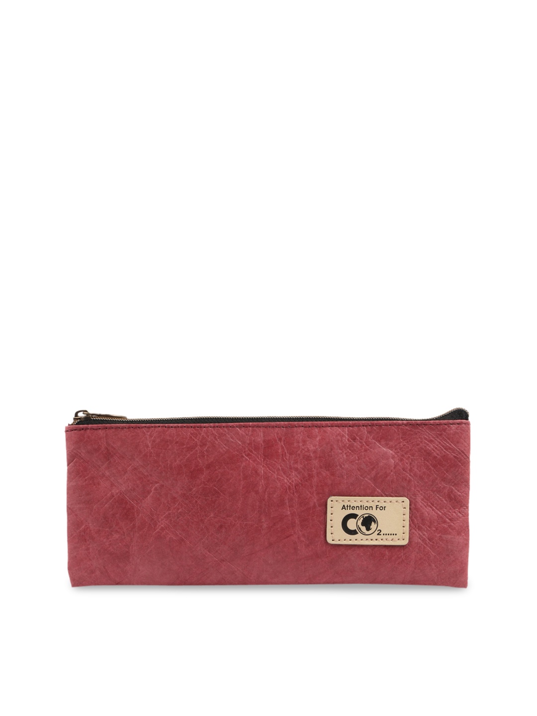 

Instabuyz Kids Red Textured Zipper Pencil Pouch