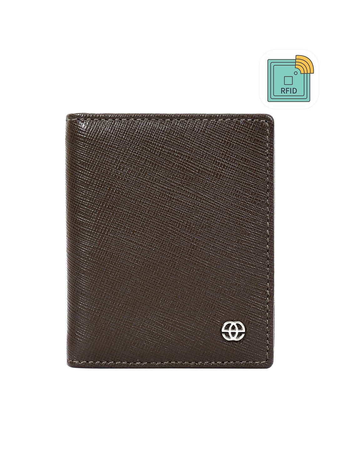 

Eske Unisex Brown Leather Card Holder