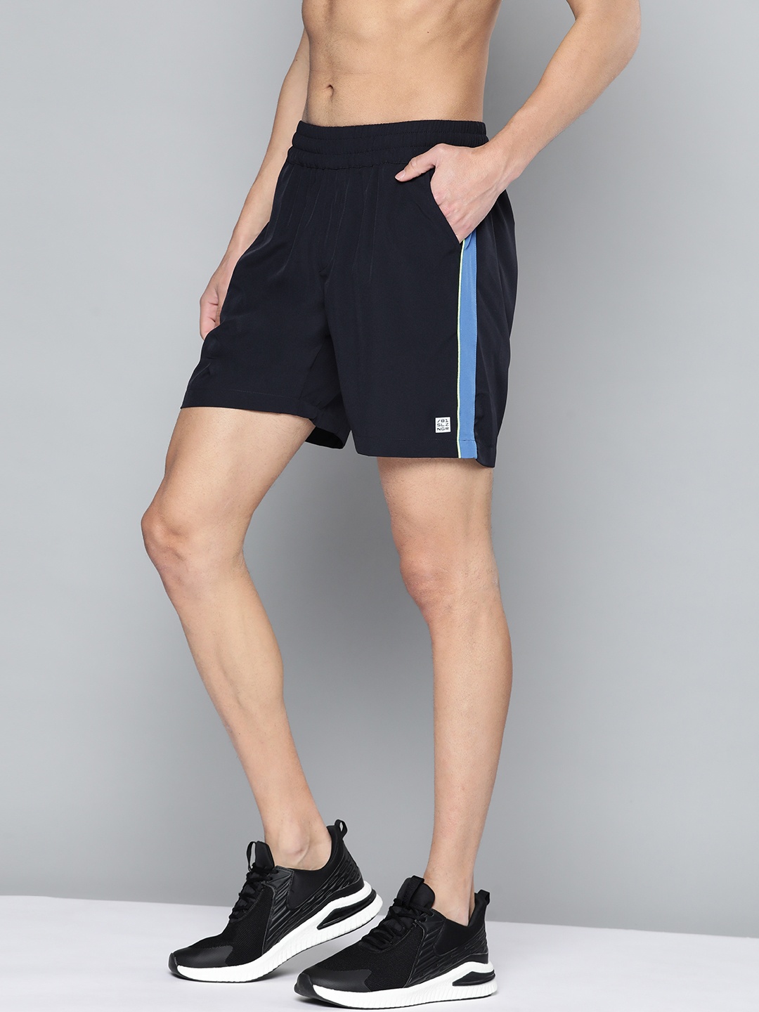 

Slazenger Men Navy Blue Solid Rapid-Dry Sports Shorts