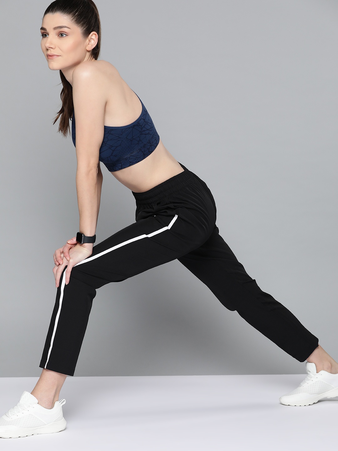 

Slazenger Women Black Solid Track Pants