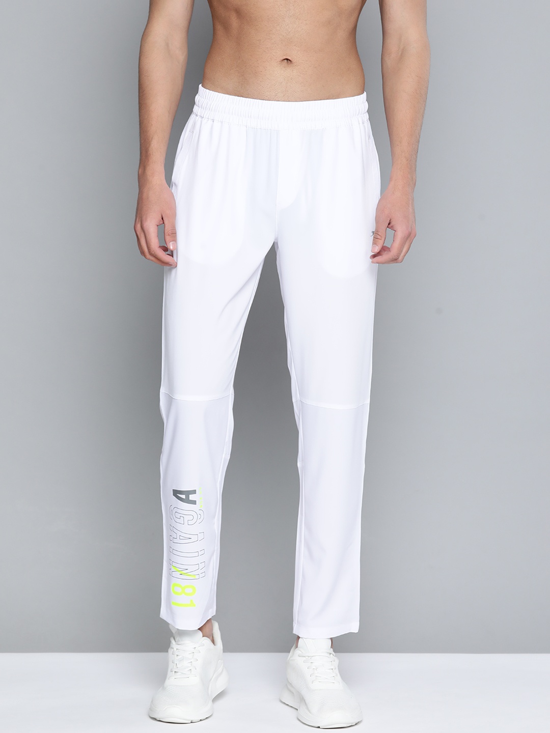 

Slazenger Men White Solid Track Pants