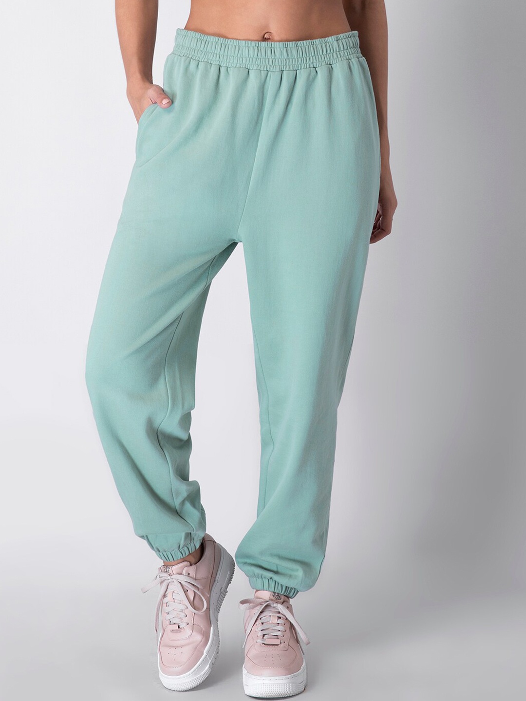 

FabAlley Women Blue Solid Joggers